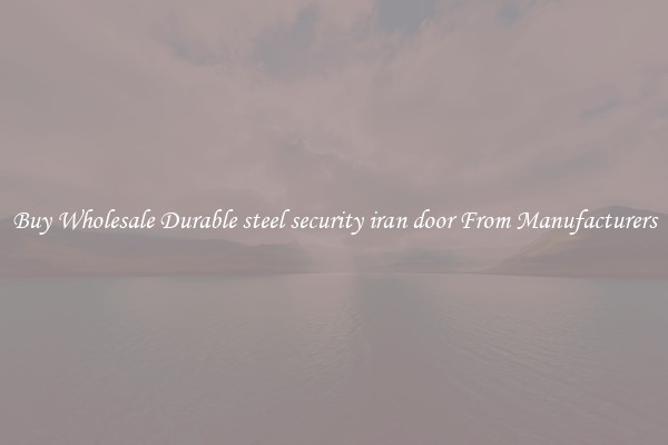 Buy Wholesale Durable steel security iran door From Manufacturers