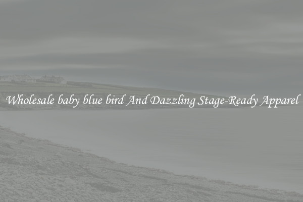 Wholesale baby blue bird And Dazzling Stage-Ready Apparel