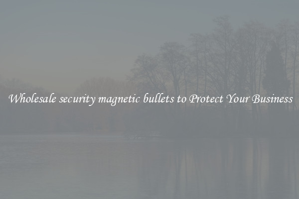 Wholesale security magnetic bullets to Protect Your Business