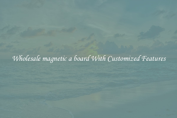 Wholesale magnetic a board With Customized Features